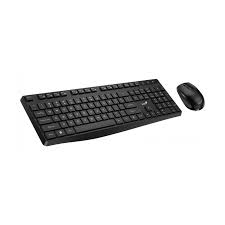 GENIUS KM-8206S Kit Teclado + Mouse Wireless, USB, teclado multimedia. Negro