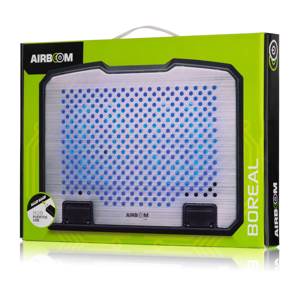 Cooler Externo Airboom Boreal+ AB 18+, 2FAN, Led.