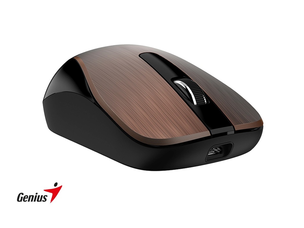 Mouse Inalambrico Genius ECO-8015  Recargable Negro.