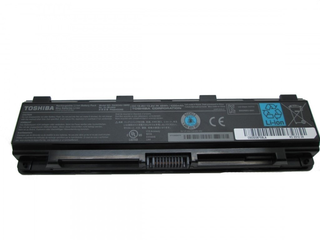 Bateria Compatible Toshiba, PA5024-PA5109, C850/C855/C55/C55d,  6 Celdas.