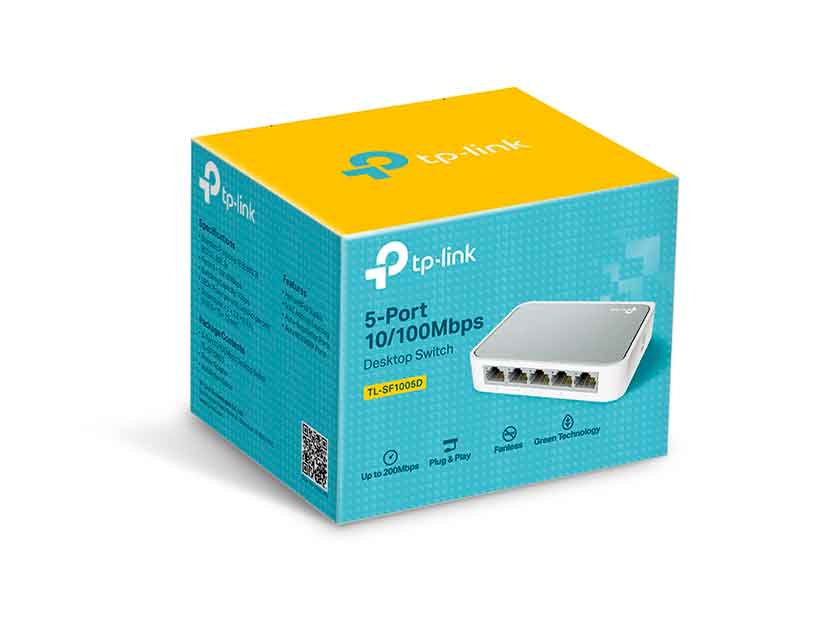 Switch TP-LINK TL-SF1008D, 8 Puertos RJ45 10/100 Mbps.