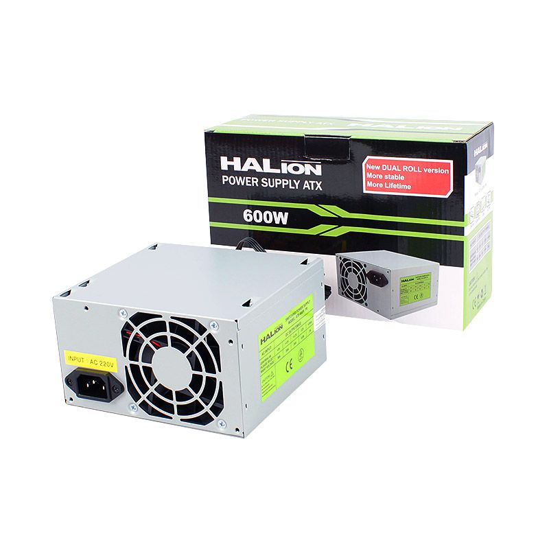 Fuente de Poder Halion ATX 600W P8.