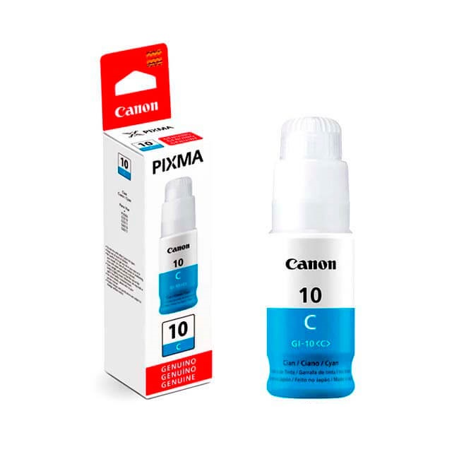 Tinta Original Canon GI-10C, Cian 70ml