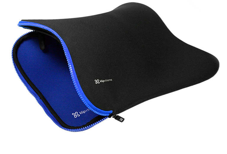 Funda para Laptop Klip Xtreme KSN-115BL 15.6" Reversible Negro/Azul.