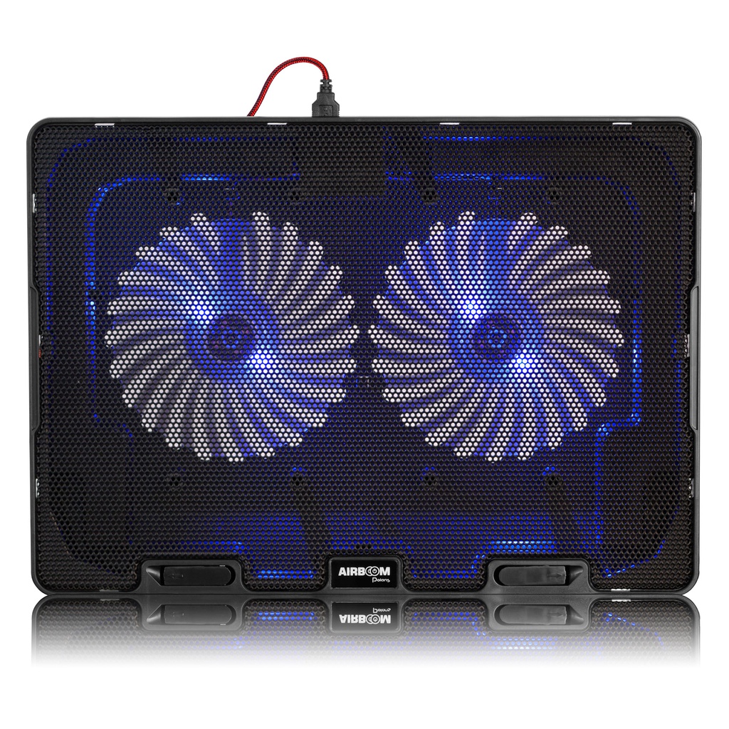 Cooler Externo Airboom Polaris AB 003, 2 Fan, Led.