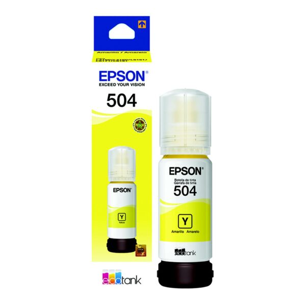 Tinta Epson T504 Amarrillo