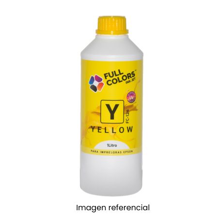 Tinta FullColors FC-124 Yellow 1 Litro.