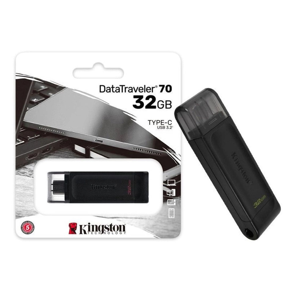 Memoria USB Kingston, 32GB, DataTraveler70, DT70/32GB.