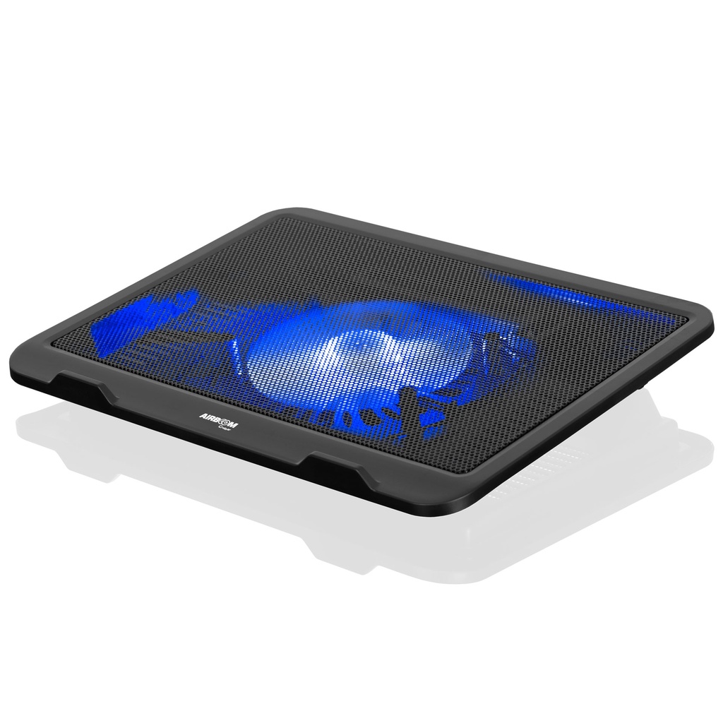 Cooler Externo Airboon Para Laptop 1Fan, Led Azul.