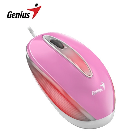 Mouse Genius DX-MINI USB Blueeye RGB Rosado