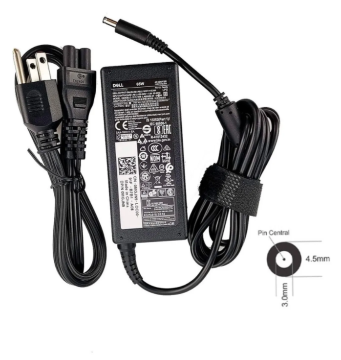 Cargador Compatible Dell 19.5V 3.34A 65W 4.5*3.0