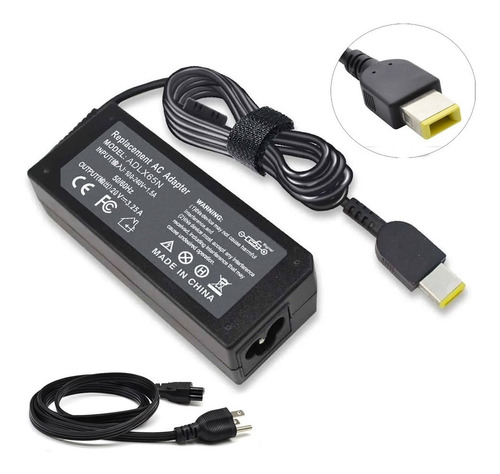 Cargador Compatible Lenovo 20V 3.25A P. USB