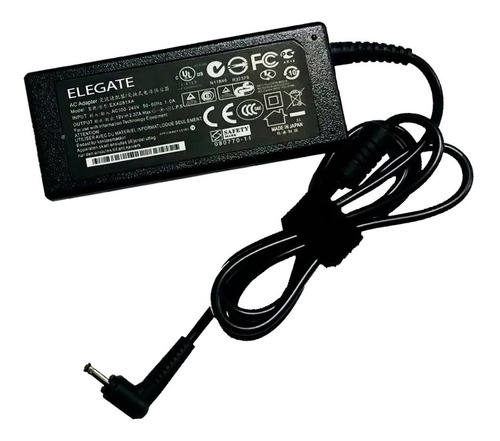 Cargador Compatible Asus 19v 2.37A 4.0*1.35 P. Delgada.