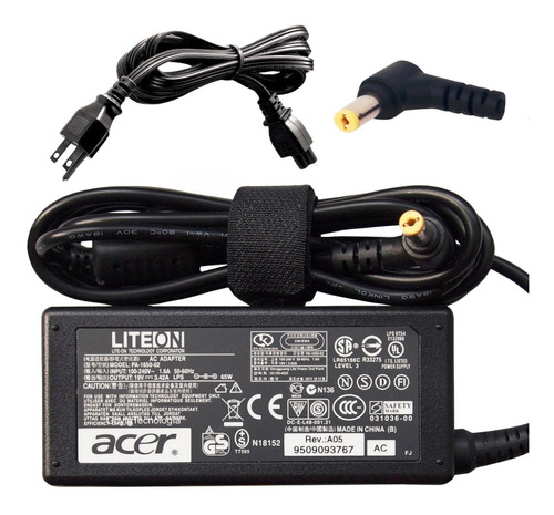 Cargador Compatible Acer 19v 3.42A 5.5*1.7