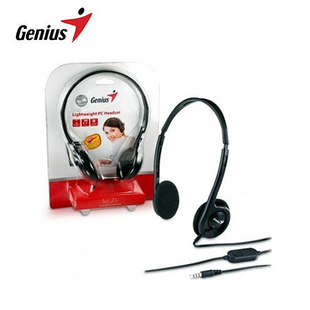 Audifono C/Microfono Genius HS-M200C, 3.5mm Black