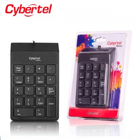 Teclado Numerico Cybertel Hunter CYB K303, USB.