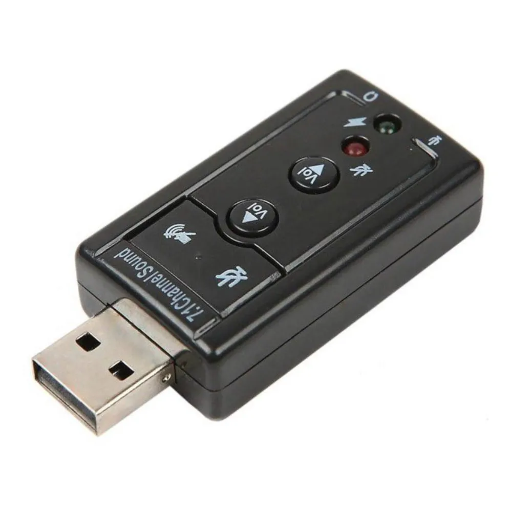 Adaptador de Sonido USB-AUDIO, 7.1