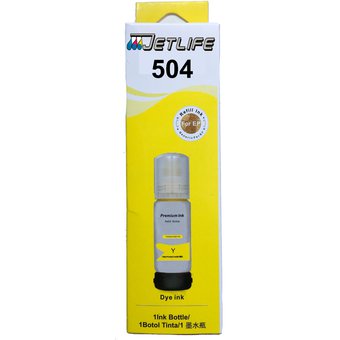 Tinta Jetlife UV INK 504 amarillo 70ML CAJA