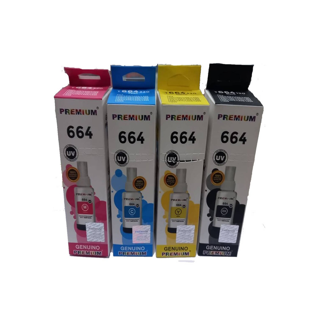 Tinta Premium 664 Yellow 70m