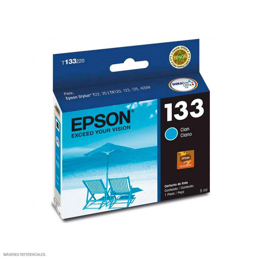 Cartucho Epson 133 T133220-AL Cian