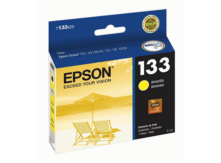 Cartucho Epson 133 T133420-AL Amarillo