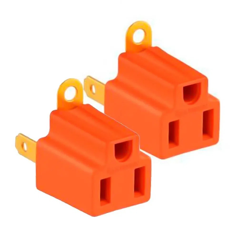 Adaptador de Energia  3 A 2. Naranja.