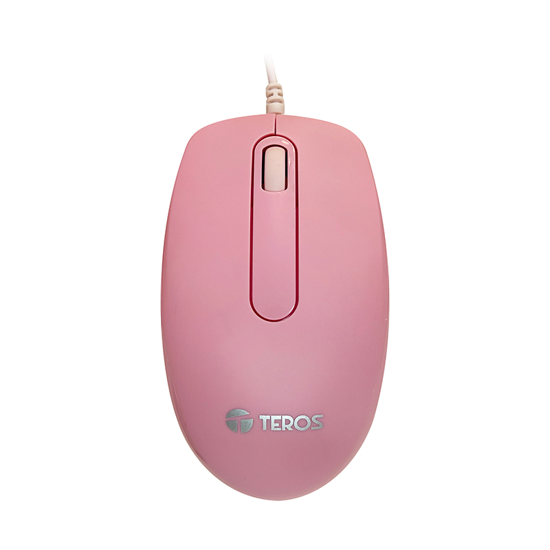 Mouse Teros TE-1221S DPI 1000, Rosa.