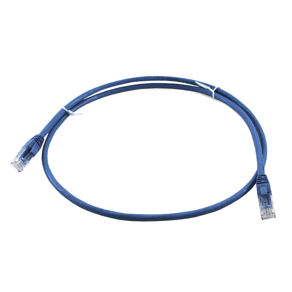 Patch cord Cat 6 SLIM x 3m SATRA Cable de red armado 28awg color azul
