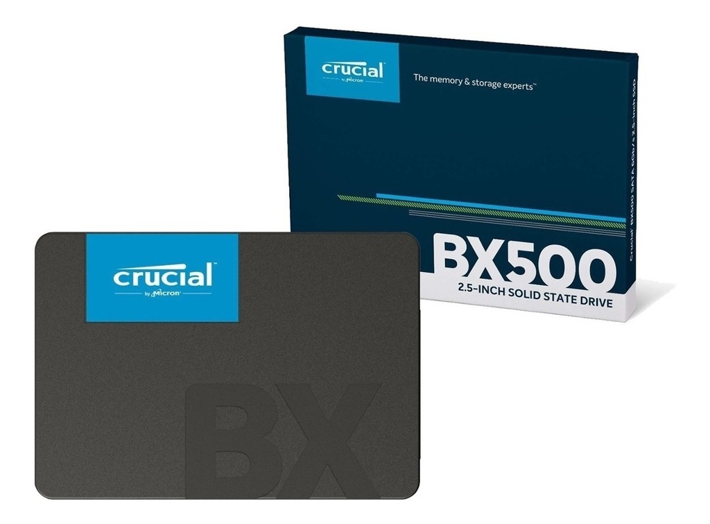 Disco Solido Crucial BX500 240GB SATA 2.5", CT240BX500SSD1.