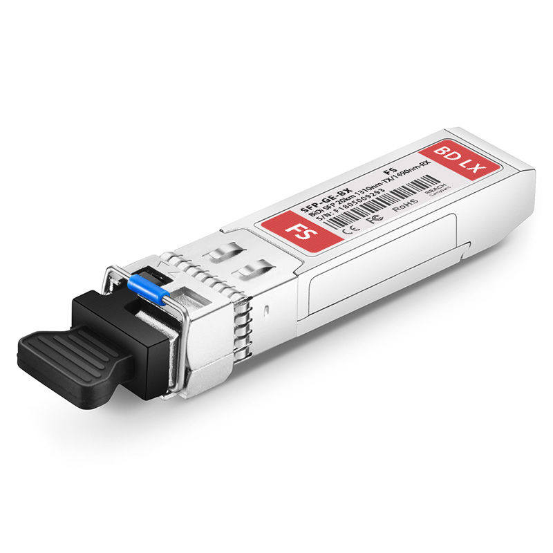 Modulo Transceptor SFP+ 10GBASE-BX BiDi 1270nm-TX/1330nm-RX 20km DOM LC símplex LC/UPC SMF