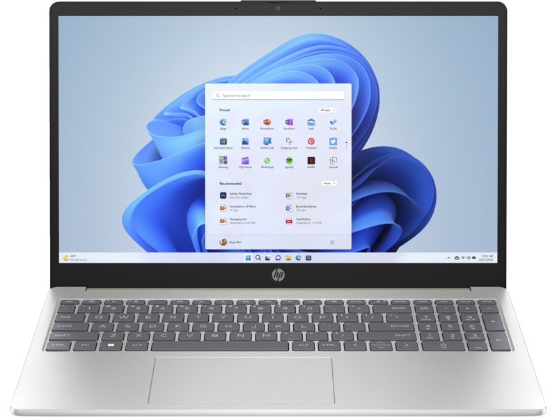 Laptop HP 15-fc0012la 15.6" FHD, AMD Ryzen 7-7730U hasta 4.5GHz, Ram 16GB, SSD 512GB, FreeDOS.