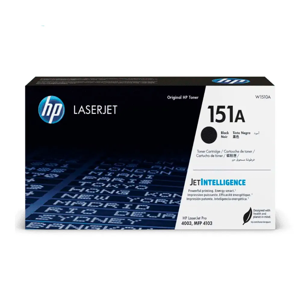 Toner HP (151A) W1510A, Negro.