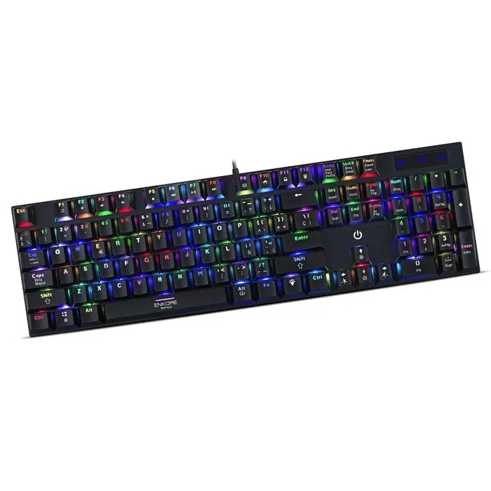 Teclado Mecanico Enkore Royale RGB USB  ENK1003 Negro.