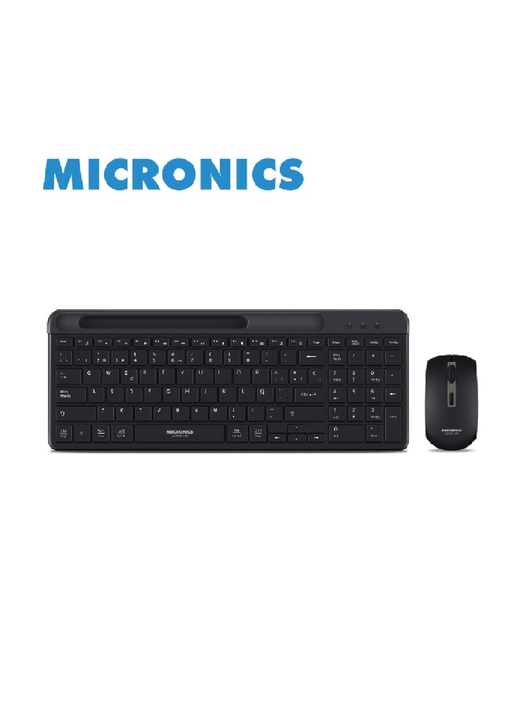 Teclado Inalambrico Multimedia Quantum MIC WT813