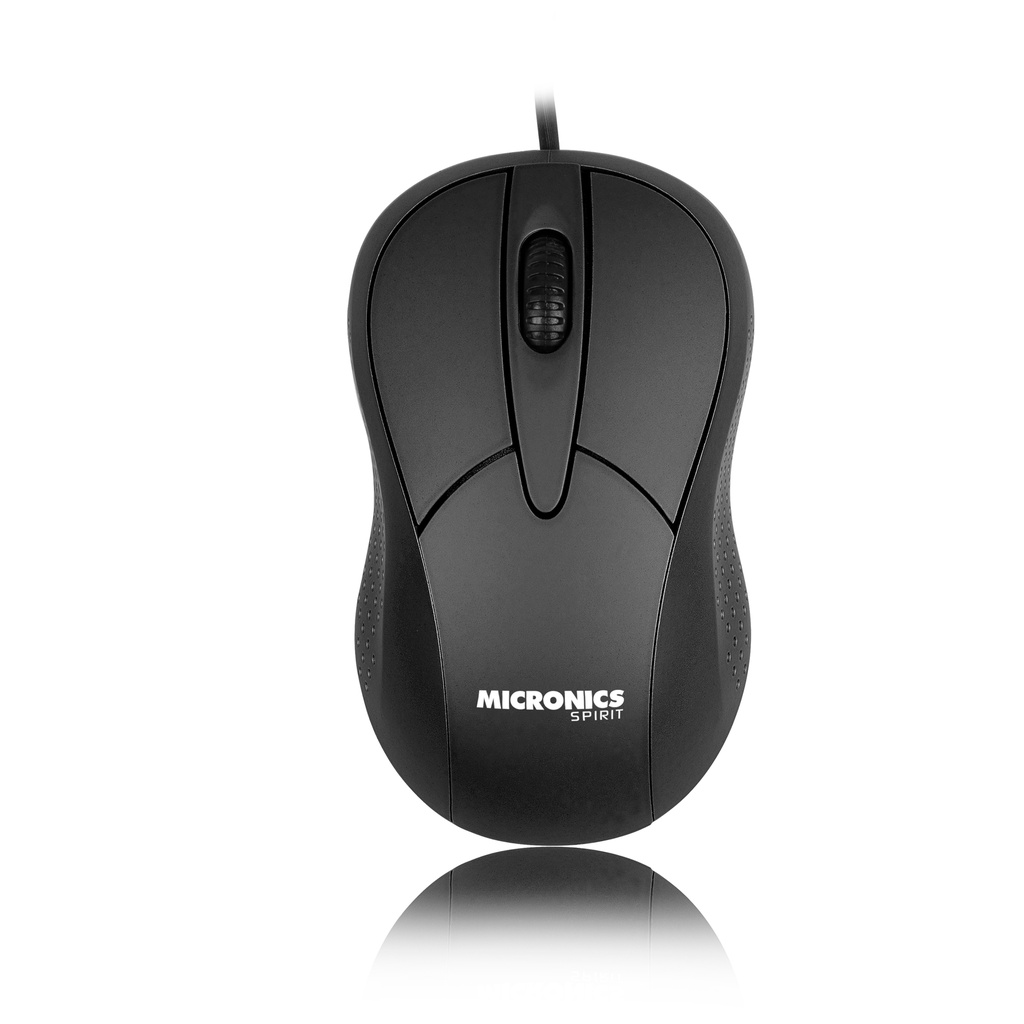 Mouse Óptico Micronics Spirit 1000 Dpi MIC M657 Negro