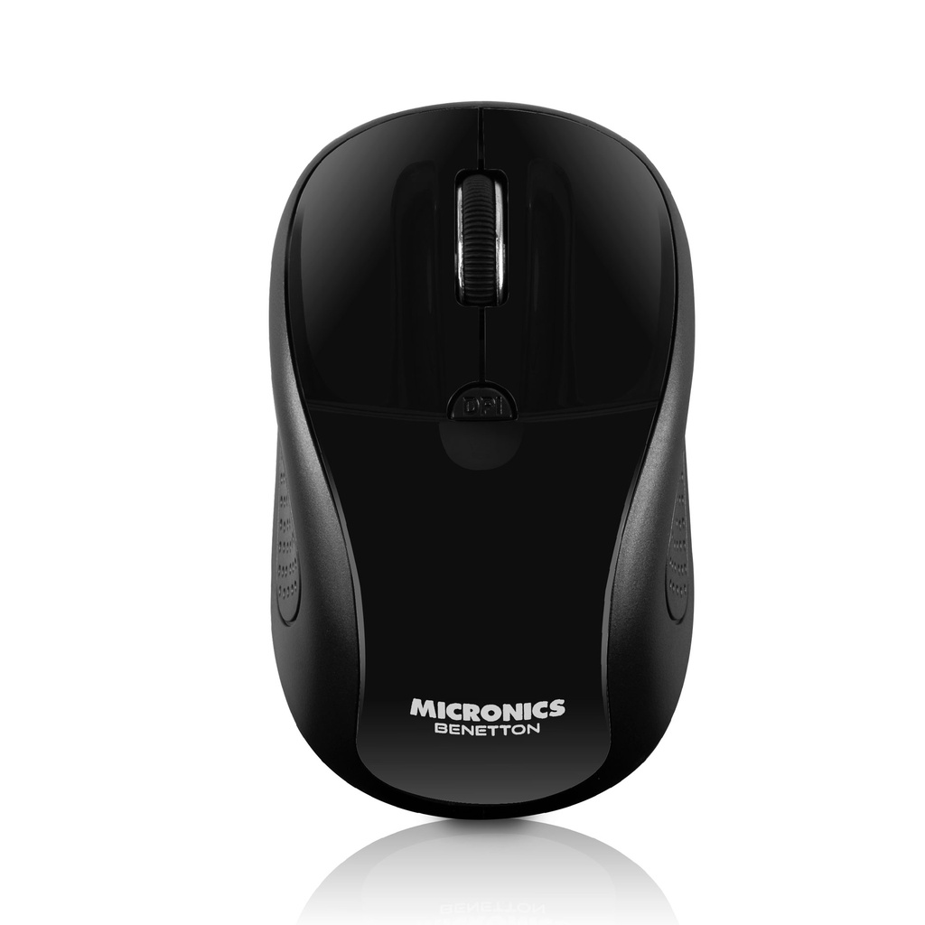 Mouse Inalámbrico Micronics Benetton Mic Black M705