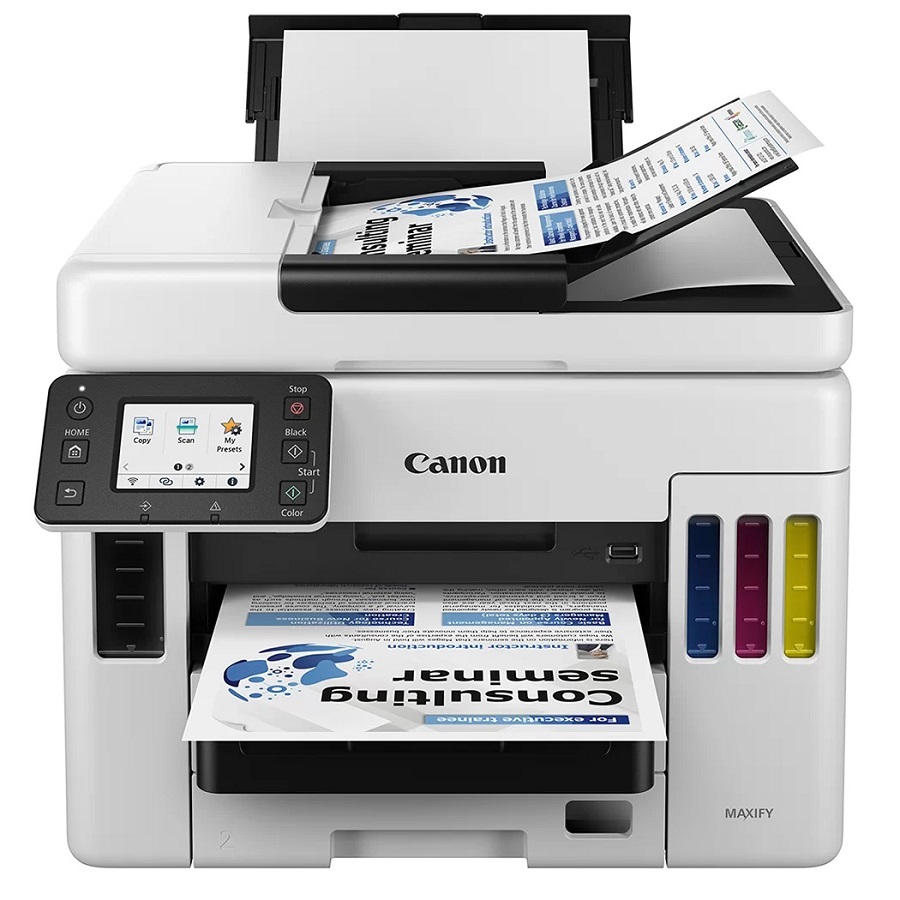 Impresora Multifuncional Canon Maxify GX7010, Multifuncional. I,E,C, ADF, Wifi / USB / Red / Duplex