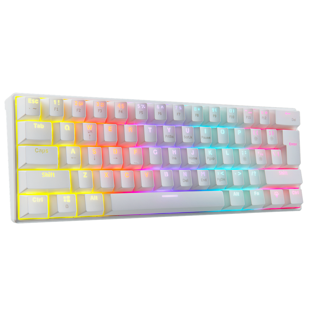 Teclado Gamer Mecanico XPG SUMMONER MINI Switch Blue RGB USB Blanco SUMMONERMINI61BL-WHCES