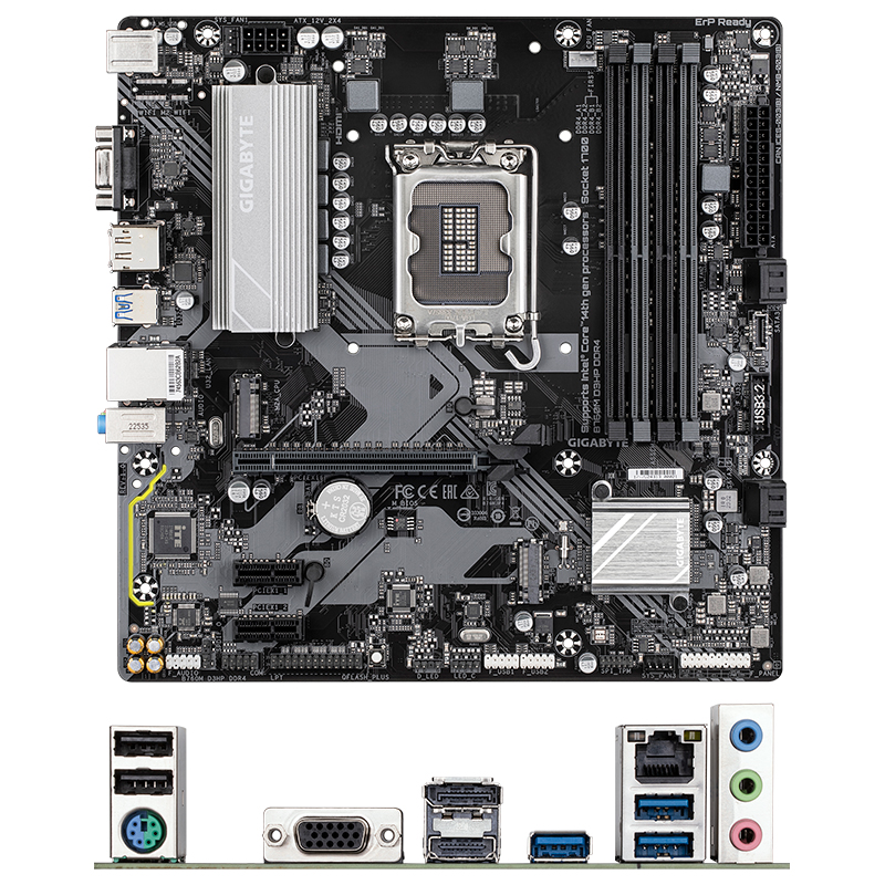 Motherboard Gigabyte B760M DS3H DDR4, Chipset Intel B760, LGA1700, mATX