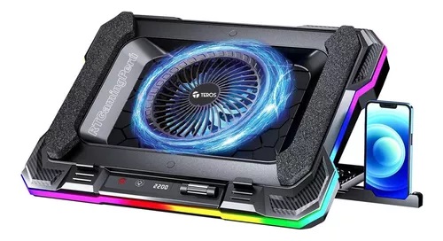 Cooler Externo TEROS TE-7133N RGB, 14" hasta 19"