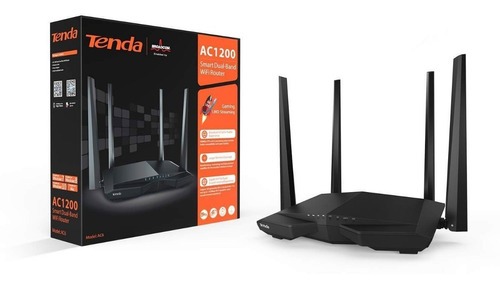 Router Tenda AC6, AC1200, Dual Band, Gigabit.