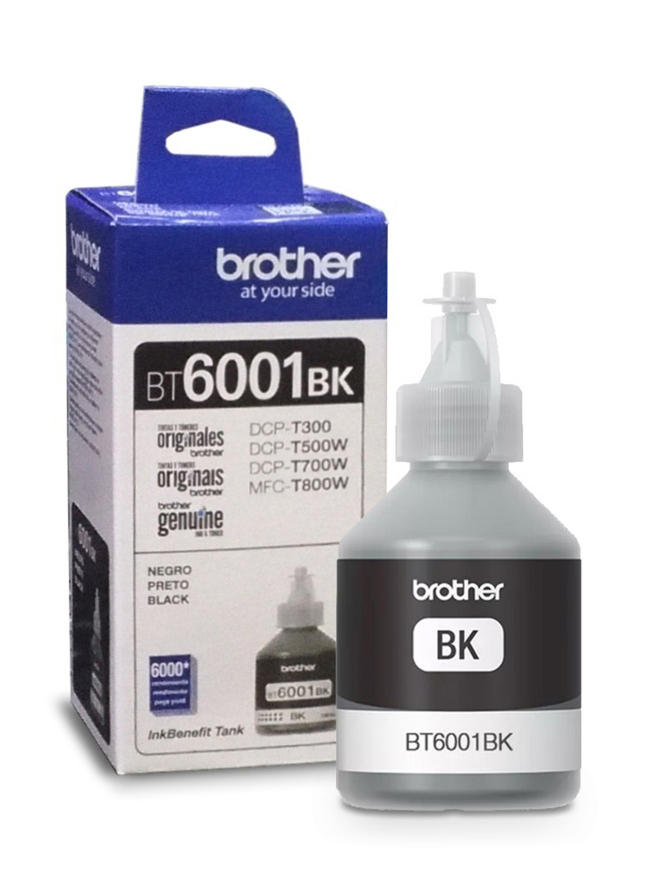 Tinta Brother BT6001BK, Negro 108ml. 