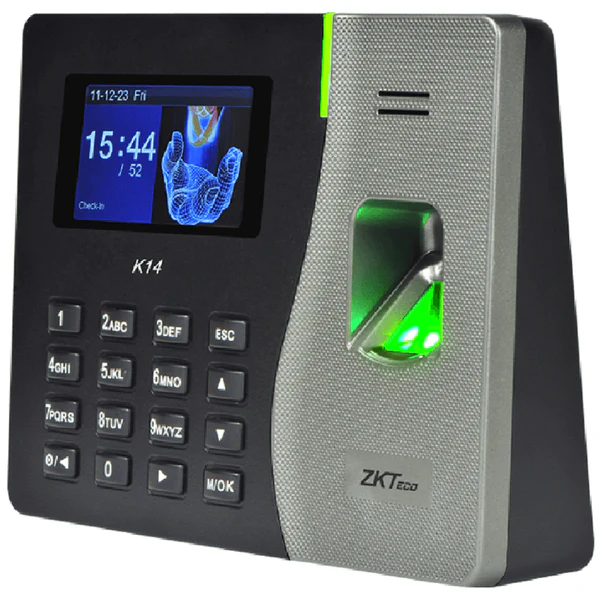 Control de Asistencia ZKTECO K14 PRO, 3K Huellas, 3K Tarjetas, 100K Registros, DESCARGA USB