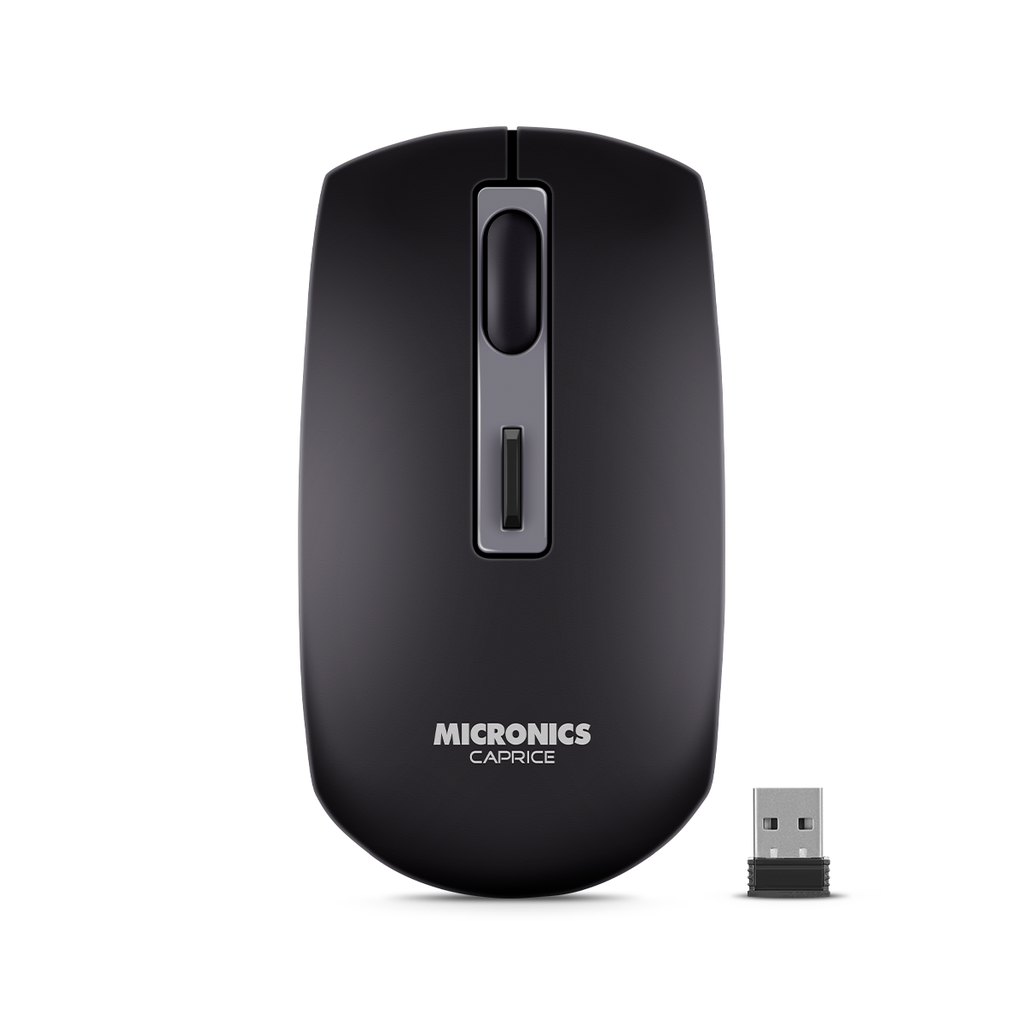 Mouse Micronics Caprice Black MIC M713-3M BT+WIFI Recargable.