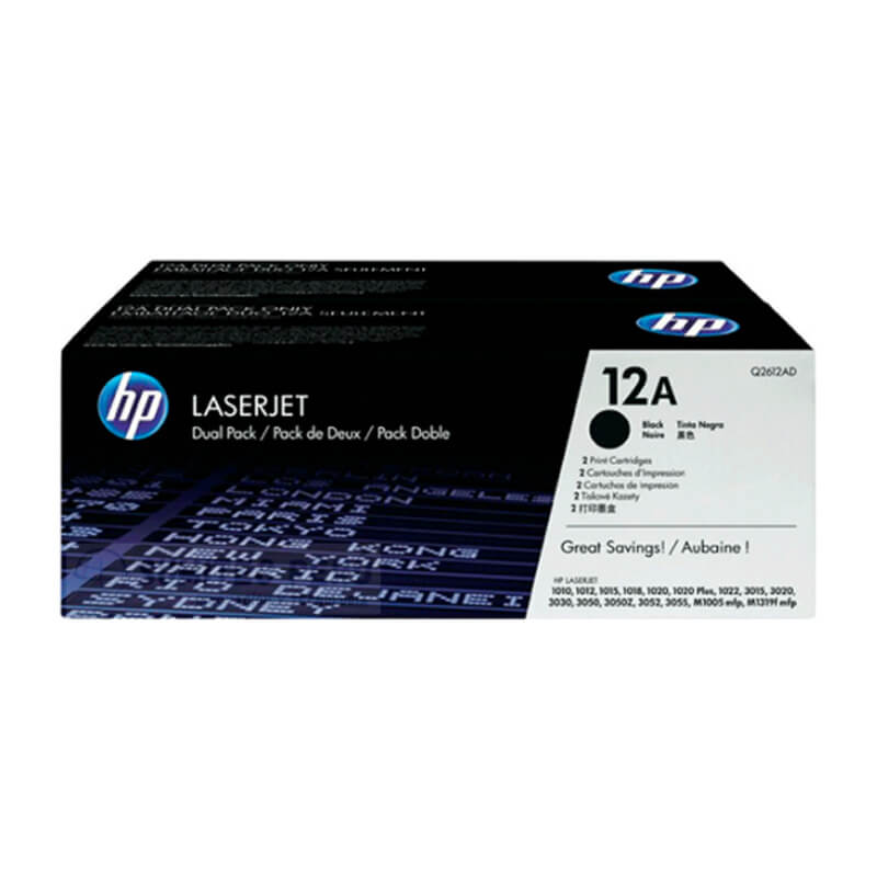 TONER DE IMPRESORA PARA HP (12A) Q2612AD NEGRO - HP