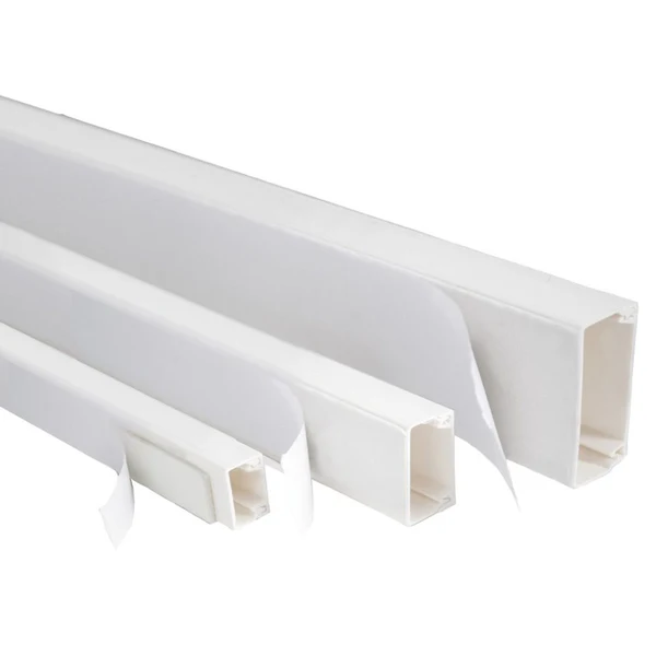CANALETAS ADHESIVA DE PARED 24X14 BLANCO SATRA
