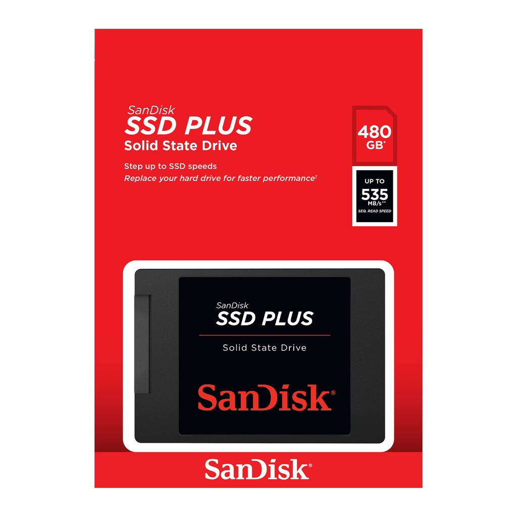 Disco Duro de Estado Solido SanDisk SSD Plus 480GB - G26