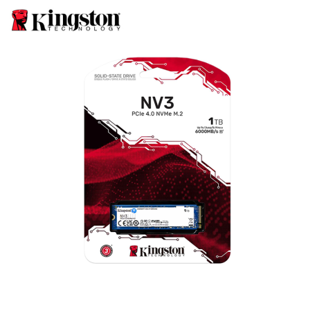 Disco solido Kingston 1TB NV3 PCIe 4.0 NVMe M.2 SSD