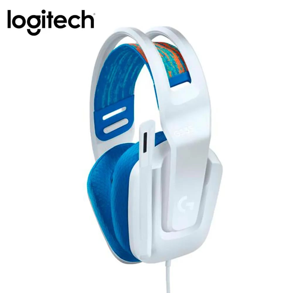 Audifono Logitech G335, Blanco, 981-001017.