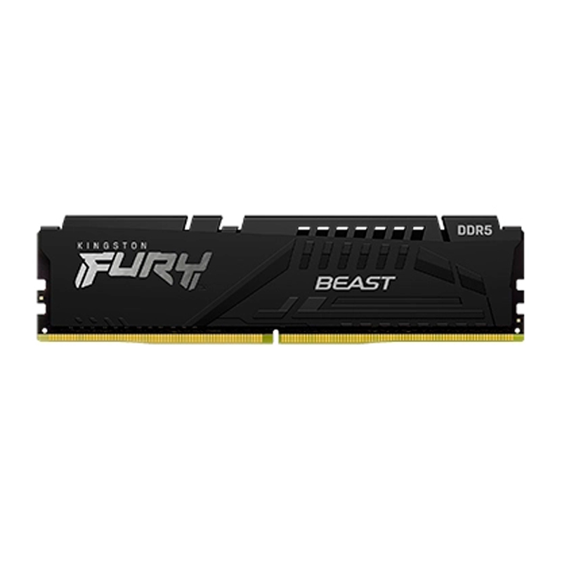 Memoria Kingston Fury Beast 8GB, DDR5-5200MHz, PC5-41600, CL40, 1.25V, 288-Pines, XMP 3.0
